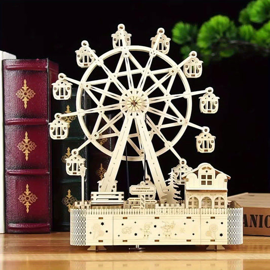 Wooden Ferris Music Wheel Puzzle(183pcs)