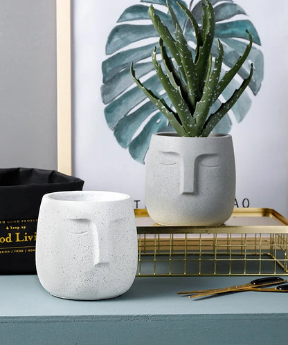 StoneFace Ceramic Pot