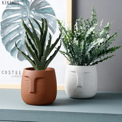 StoneFace Ceramic Pot