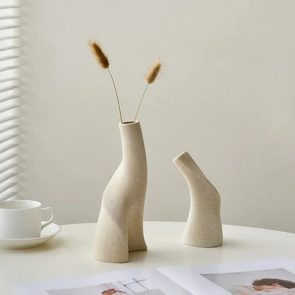 Modern Irregular Handmade Ceramic Vase