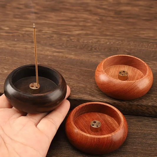 Solid Wood Incense Holder