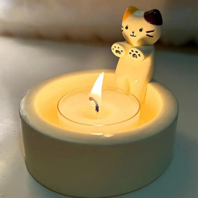 Kitten Candle Holder