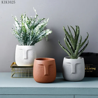 StoneFace Ceramic Pot