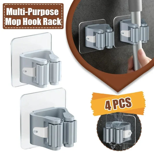 Wall-Mounted Mop Holder