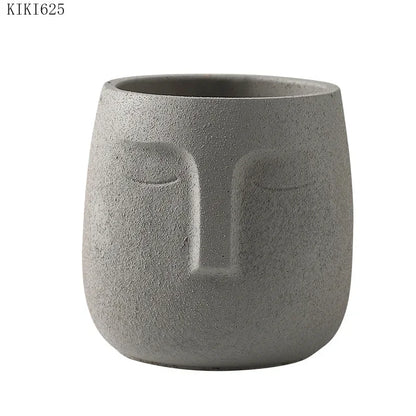 StoneFace Ceramic Pot