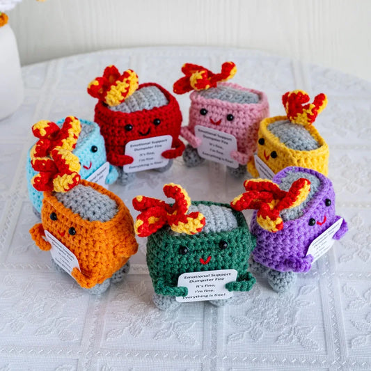 Cute Crochet Dumpster