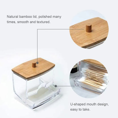 Bamboo Swab Box