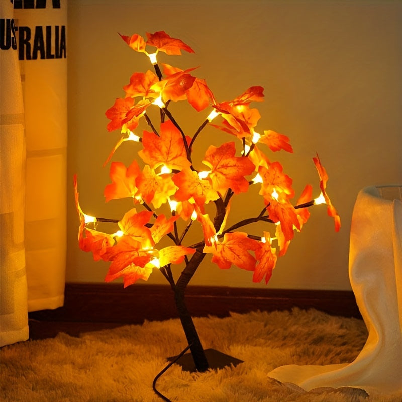 Golden Bonsai Tree Lamp